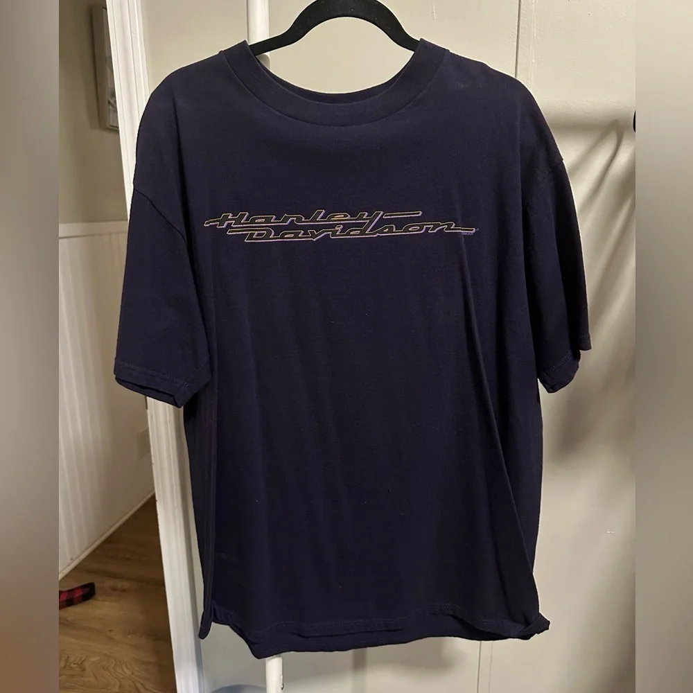 Harley Davidson Navy Rio Grande Valley Pharr Texas Shortsleeve Shirt size XL - Picture 2 of 5